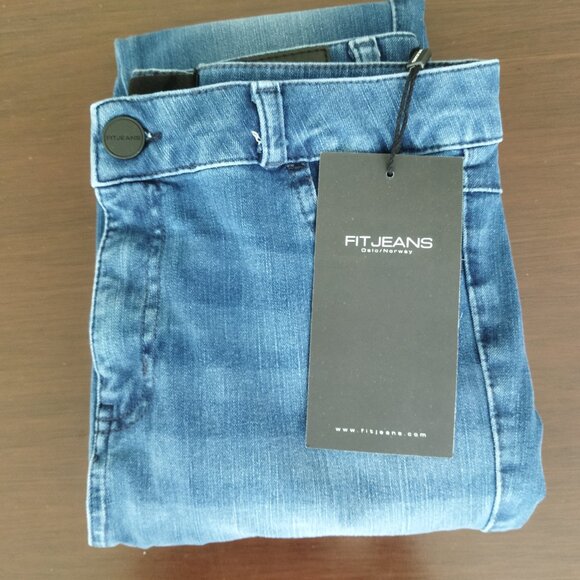 Fitjeans - 360 High Waisted - Sapphire Blue - Size  L - Picture 4 of 7